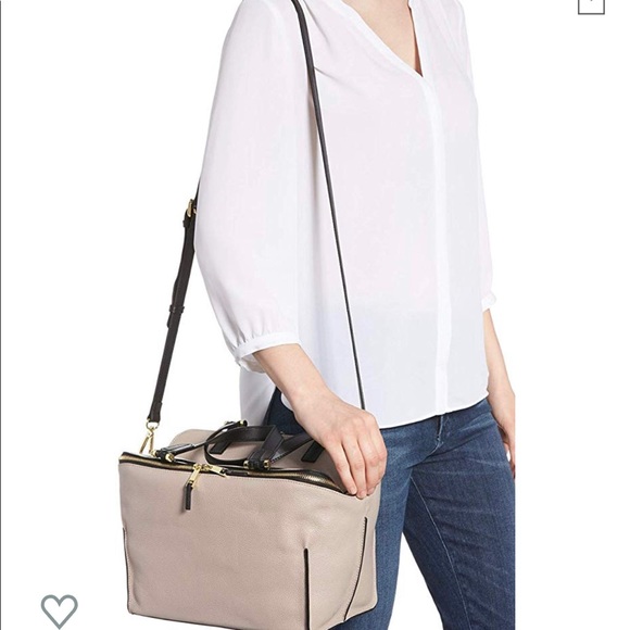 danielle nicole mia leather satchel - Picture 2 of 10